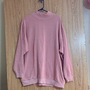 Aerie Soft Pink Textured sweatshirt